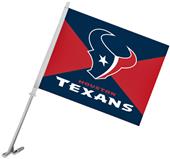 NFL Houston Texans 2-Sided 11" x 14" Car Flag NFL Houston Texans 2-Sided 11" x 14" Car Flag