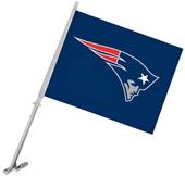 NFL New England Patriots 2-Sided 11"x14" Car Flag NFL New England Patriots 2-Sided 11"x14" Car Flag