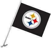 NFL Pittsburgh Steelers 2-Sided 11" x 14" Car Flag NFL Pittsburgh Steelers 2-Sided 11" x 14" Car Flag