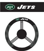 NFL New York Jets Steering Wheel Cover NFL New York Jets Steering Wheel Cover