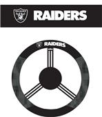 NFL Oakland Raiders Steering Wheel Cover NFL Oakland Raiders Steering Wheel Cover