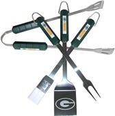 NFL Green Bay Packers 4 Piece BBQ Grilling Set NFL Green Bay Packers 4 Piece BBQ Grilling Set