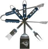 NFL St. Louis Rams 4 Piece BBQ Grilling Set NFL St. Louis Rams 4 Piece BBQ Grilling Set
