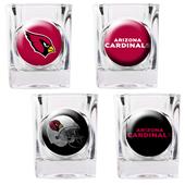 NFL Arizona Cardinals 4 Piece Shot Glass Set
