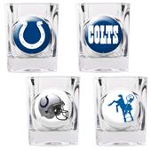 NFL Indianapolis Colts 4 Piece Shot Glass Set