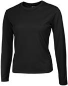 Baw Ladies Long Sleeve Loose-Fit Cool-Tek T-Shirts