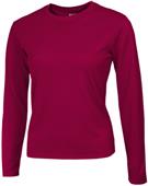 Baw Ladies Long Sleeve Loose-Fit Cool-Tek T-Shirts