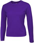 Baw Ladies Long Sleeve Loose-Fit Cool-Tek T-Shirts