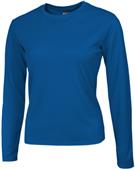 Baw Ladies Long Sleeve Loose-Fit Cool-Tek T-Shirts