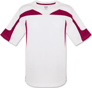 WHITE/MAROON