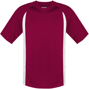 MAROON/WHITE
