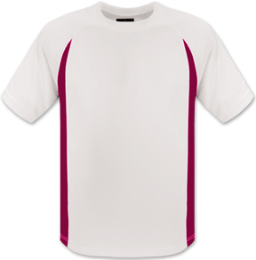 WHITE/MAROON