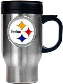 NFL Pittsburgh Steelers Stainless Steel Travel Mug