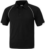 Baw Adult Short Sleeve Raglan Cool-Tek Polo Shirts