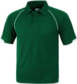 Baw Adult Short Sleeve Raglan Cool-Tek Polo Shirts