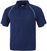 Baw Adult Short Sleeve Raglan Cool-Tek Polo Shirts