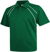 Baw Men's SS Dual Line Cool-Tek Polo Shirts