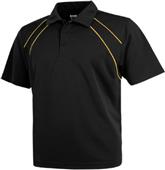 Baw Men's SS Dual Line Cool-Tek Polo Shirts