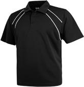 Baw Men's SS Dual Line Cool-Tek Polo Shirts