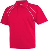 Baw Men's SS Dual Line Cool-Tek Polo Shirts