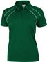 Ladies SS Dual Line Cool-Tek Polo Shirts