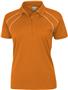 Ladies SS Dual Line Cool-Tek Polo Shirts