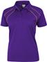 Ladies SS Dual Line Cool-Tek Polo Shirts
