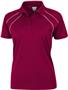 Ladies SS Dual Line Cool-Tek Polo Shirts
