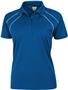 Ladies SS Dual Line Cool-Tek Polo Shirts