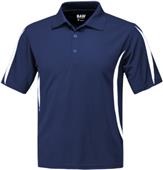 Baw Men's SS Crescent Cool-Tek Polo Shirts