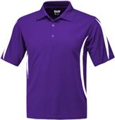 Baw Men's SS Crescent Cool-Tek Polo Shirts