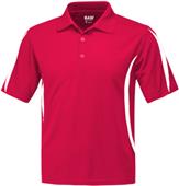 Baw Men's SS Crescent Cool-Tek Polo Shirts Baw Men's SS Crescent Cool-Tek Polo Shirts