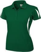 Baw Ladies SS Crescent Cool-Tek Polo Shirts