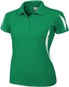 Baw Ladies SS Crescent Cool-Tek Polo Shirts