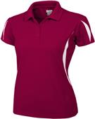 Baw Ladies SS Crescent Cool-Tek Polo Shirts