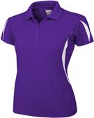 Baw Ladies SS Crescent Cool-Tek Polo Shirts