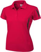 Baw Ladies SS Crescent Cool-Tek Polo Shirts