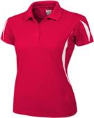 Baw Ladies SS Crescent Cool-Tek Polo Shirts
