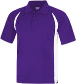 Baw Men's SS Color Body Cool-Tek Polo Shirts