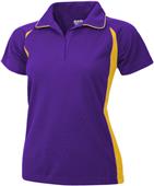 Baw Ladies SS Color Body Cool-Tek Polo Shirts