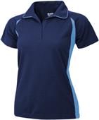 Baw Ladies SS Color Body Cool-Tek Polo Shirts