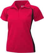 Baw Ladies SS Color Body Cool-Tek Polo Shirts
