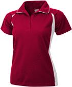 Baw Ladies SS Color Body Cool-Tek Polo Shirts
