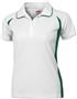 Ladies SS White Body Cool-Tek Polo Shirts