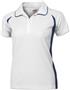Ladies SS White Body Cool-Tek Polo Shirts