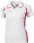 Ladies SS White Body Cool-Tek Polo Shirts