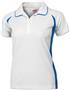 Ladies SS White Body Cool-Tek Polo Shirts