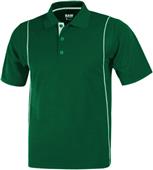 Baw Men's SS Color Rib Shoulder Cool-Tek Polos