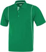 Baw Men's SS Color Rib Shoulder Cool-Tek Polos