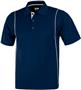 Men's SS Color Rib Shoulder Cool-Tek Polo Shirts